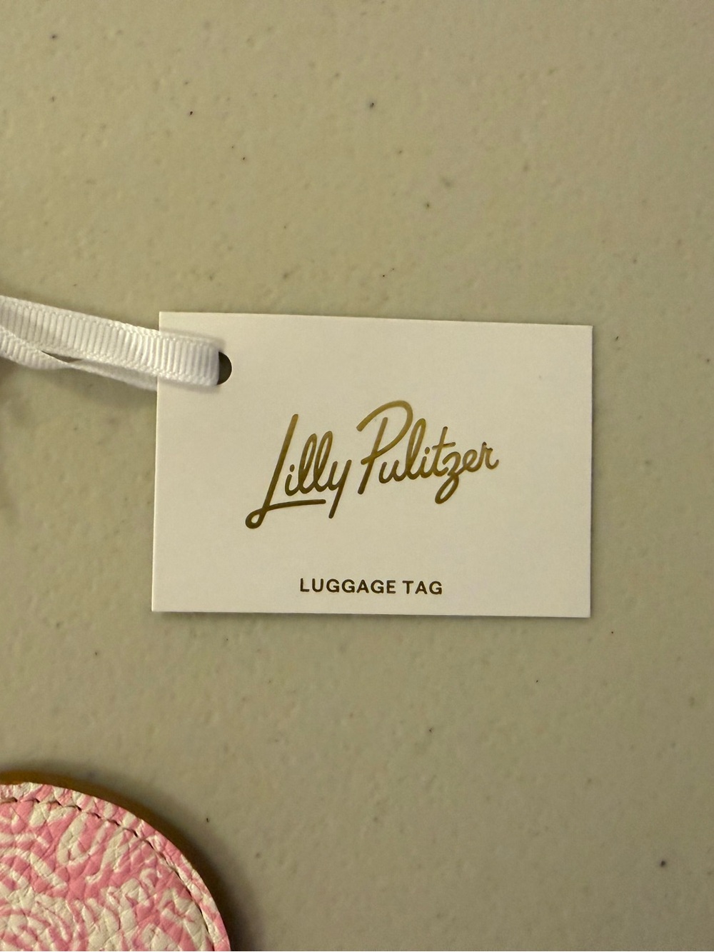 Lilly Pulitzer Zebra Shaped Luggage Tag in ‘Conch Shell Punk Zee Bebe’ - *NWT* - Picture 7 of 8